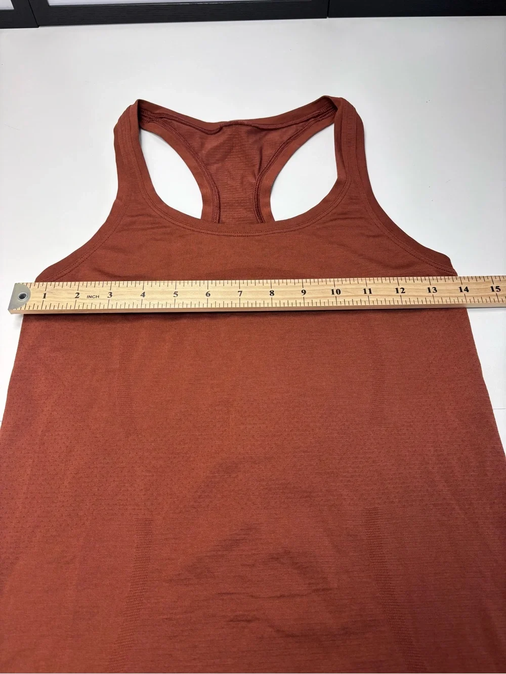 Lululemon Swiftly Tech Racerback Tank Top Autumn Terracotta Burnt Orange Shade